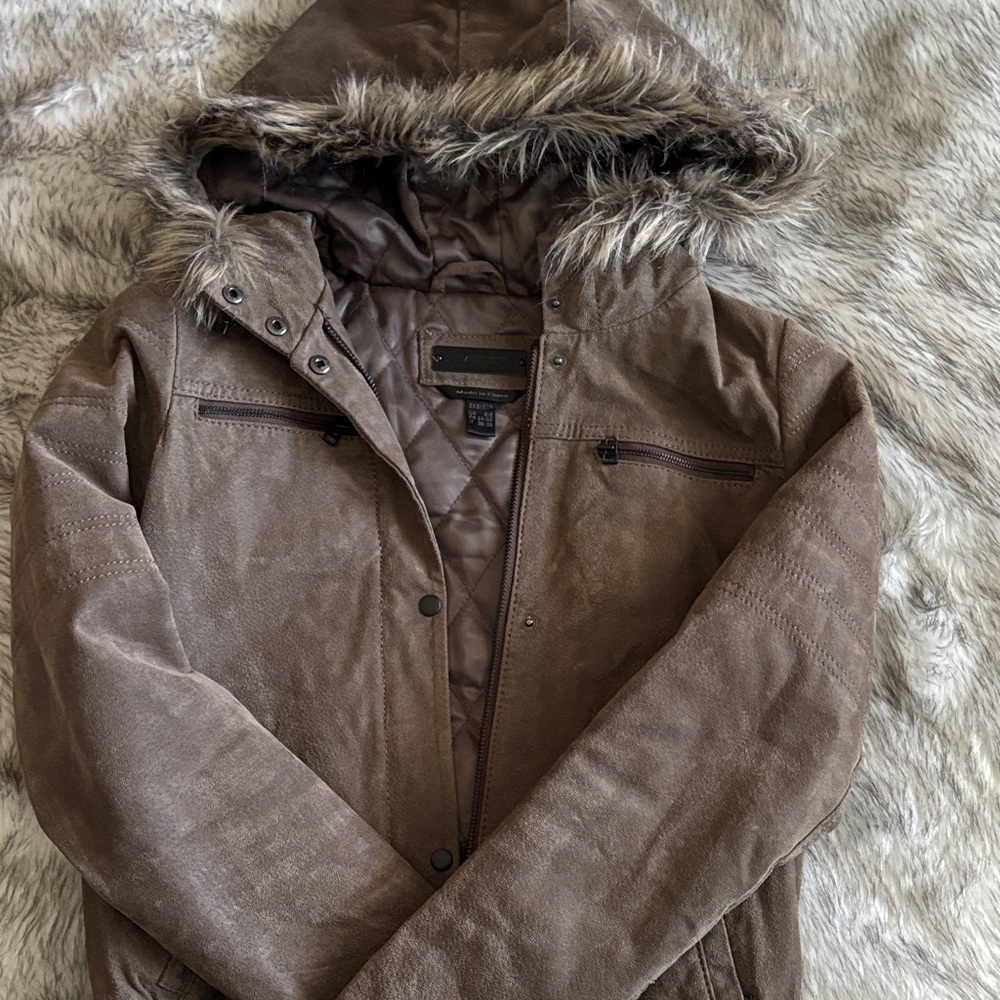 Danier Women’s brown/olive Hooded jacket